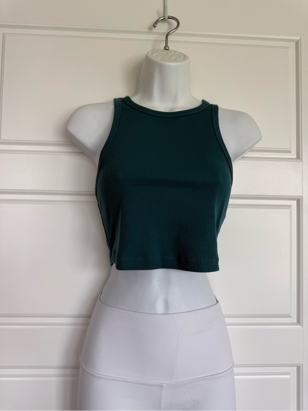 wild fable Dark Teal Ribbed Cropped Tank